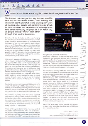 ABBA on the Web
