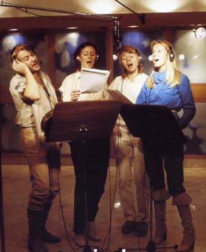 ABBA at Polar Music Studios, December 1978