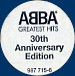 ABBA Greatest Hits 30th Anniversary Edition CD