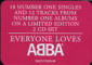 ABBA NUMBER ONES