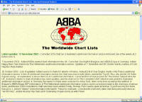 ABBA - The Worldwide Chart Lists