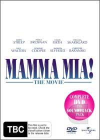 MAMMA MIA! THE MOVIE - Complete DVD and Soundtrack Pack - Australia