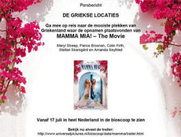 MAMMA MIA! THE MOVIE - advertisement Netherlands