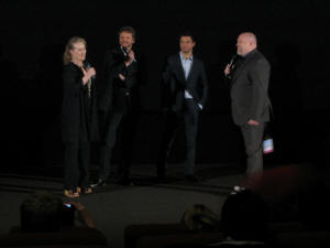 Meryl Streep, Colin Firth and Dominic Cooper at the Australian premiere of MAMMA MIA! (photo by me)