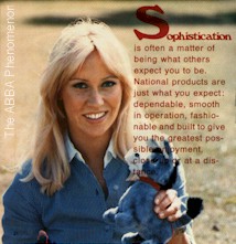 Agnetha with the toy donkey